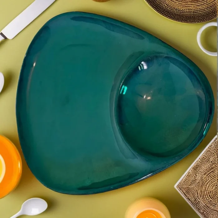 Round platter chip n Dip